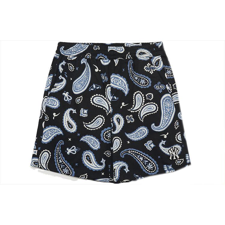 New MLB Paisley NEW YORK YANKEES Casual Shorts Women's Black 3ASMI0133-50BKS