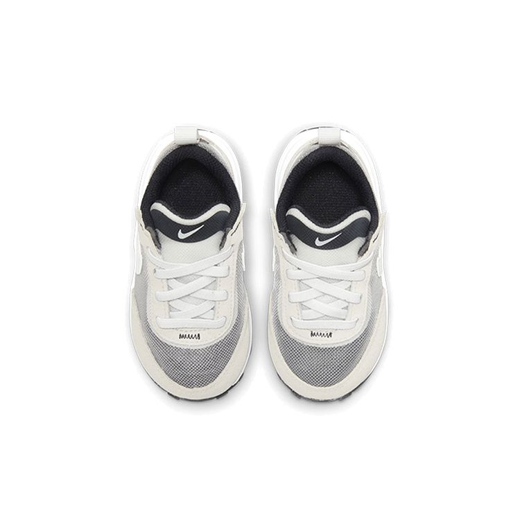 Nike Waffle One TD Summit White Baby Sneakers Black Orange DC0479-100