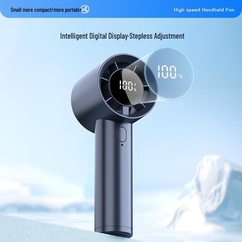 Portable USB Rechargeable Mini Handheld Fan with Strong Wind Power for Students