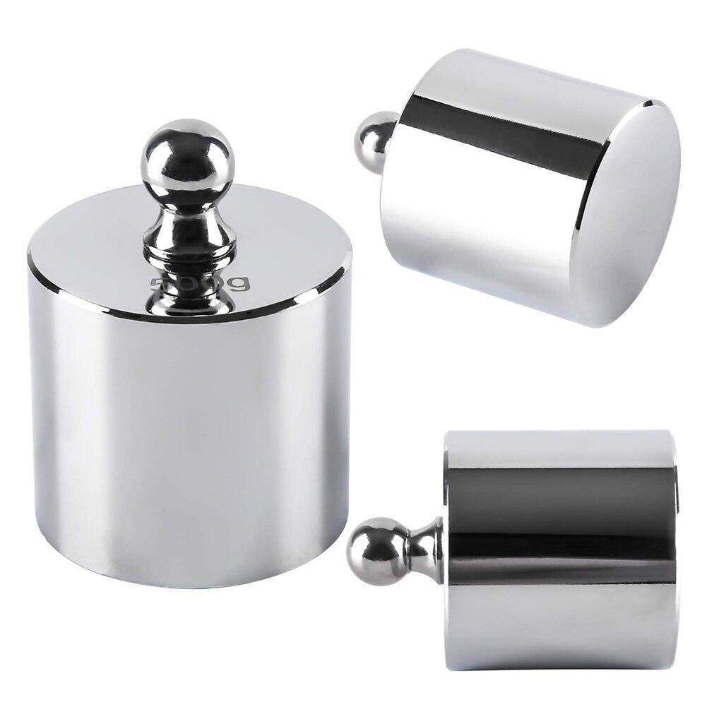 8-teiliges 1000-g-Kalibriergewichts-Gramm-Set aus verchromtem Stahl mit Etui für digitale Schmuckwaage, Wissenschaftslabor, pädagogisches Gewicht