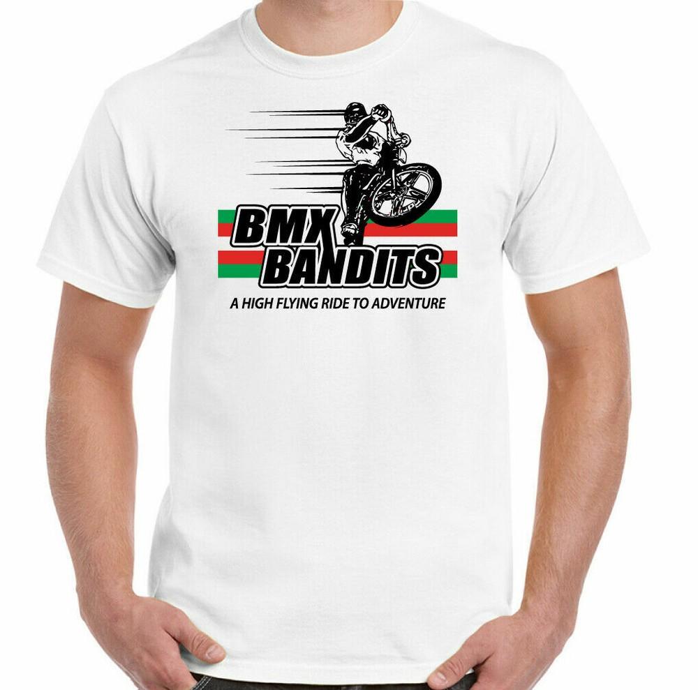 BMX BANDITS T-SHIRT CLASSIC LOGO Film Movie Mens 100% retro gift white S- 3xl Unisex T-Shirt S