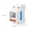 DDS LDG Single Phase Energy Meter, 220V 50Hz LCD Display with Real Time Voltage Current Power Monitoring, for Home Commercial Use