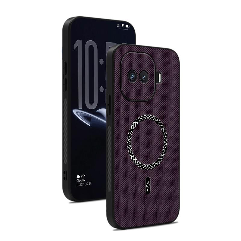 For Vivo IQOO 15R Premium Shockproof Magnetic Phone Case For Vivo IQOO 15R Leather Texture Pattern Anti-Fingerprint Cover Shell