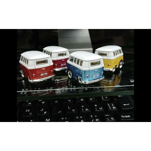 FunnyWagen Bus, 4 Metallic Colors, Set of 4