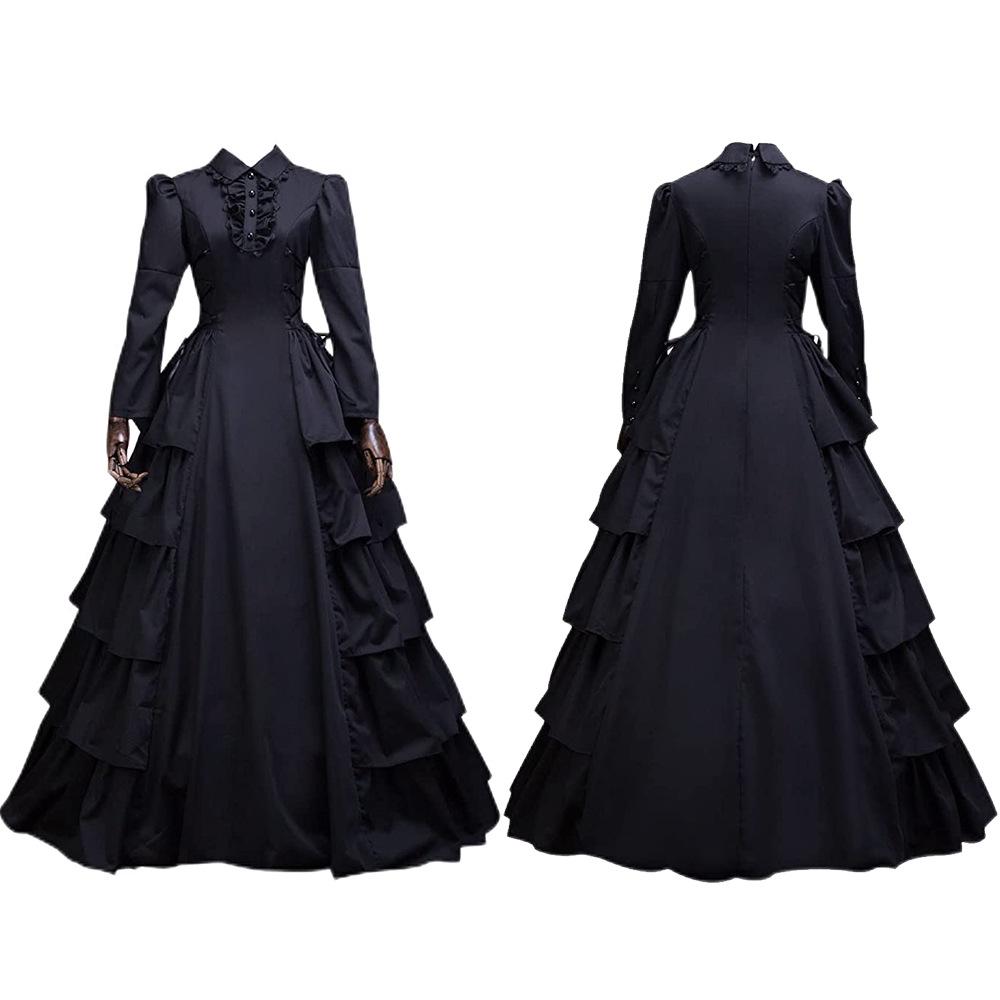 Medieval Victorian Gothic Lace Renaissance Dress