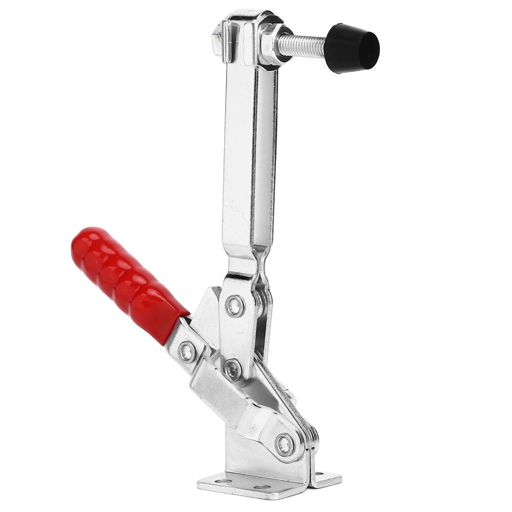 Silver Toggle Clamp Adjustable Crimping Clamps Tool Vertical Toggle Clamp  Drilling
