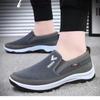Spring New Arrival Cloth Walking Shoes – Men's Casual Low-Top Soft-Sole Canvas Shoes for Middle-Aged & Elderly