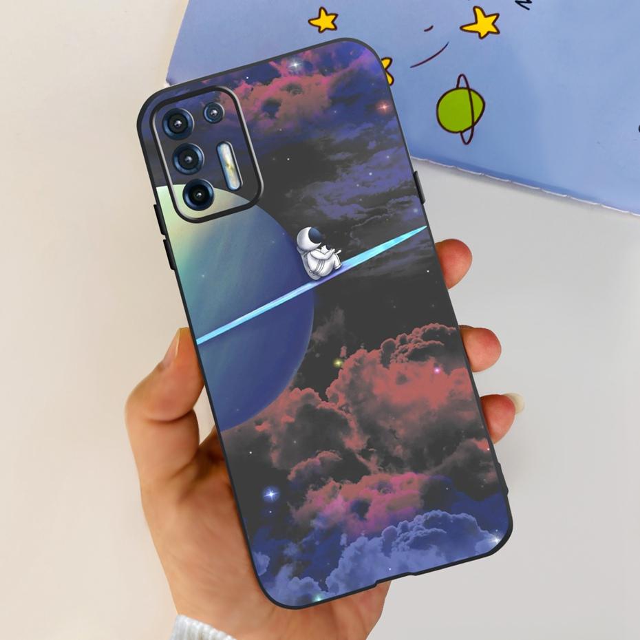 För Motorola Moto G9 Plus Fodral Mode Design Mjukt TPU-skydd För Motorola Moto G9 Power MOTO G9Plus Svart Silikonstötfångare