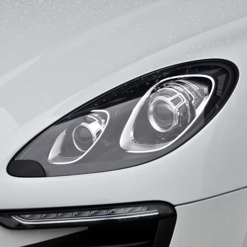 Headlight Cover For Porsche Macan 2014 2015 2016 2017 Car Headlight Shell Lamp Shade Lens Cover