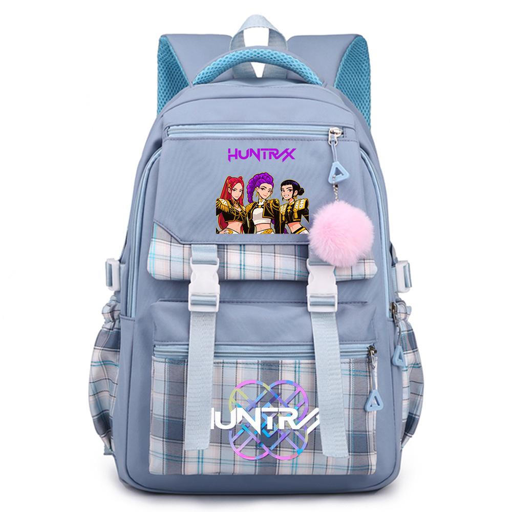 Cartoon K-Pop Printed Large Capacity Backpack for Teenger Student Girl Boy Schoolbag Bookbag Kid Gift Women Waterproof Travel Bag Rucksak