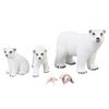 5 Stück Simulations-Tiermodell Simulation Eisbär Wachstumsornament Kinder Kognitiver Wachstumszyklus A