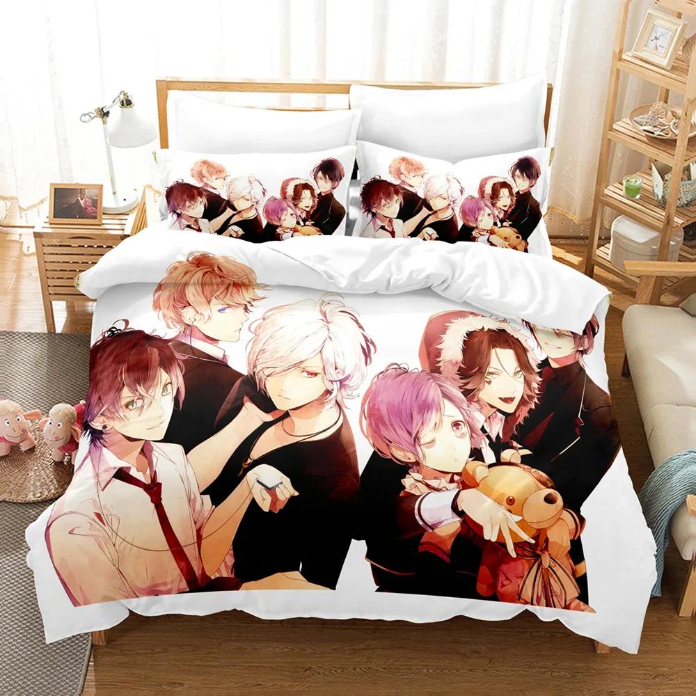 Anime Diabolik Lovers Bedding Set Single Twin Double Queen King Cal King Size Bed Linen Set
