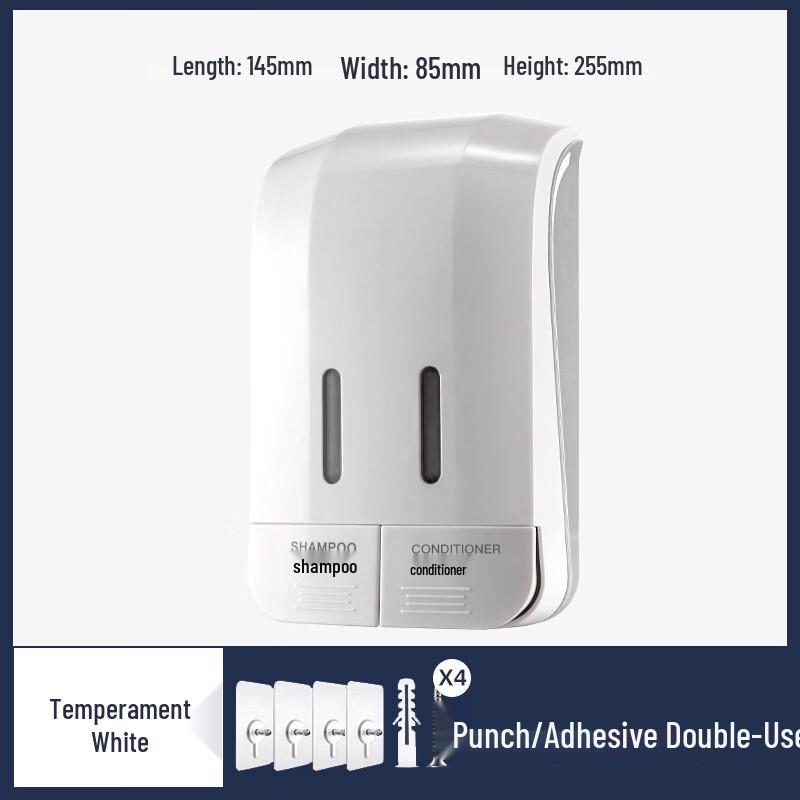 

OLOEY Wall-Mounted Dual Soap Dispenser
