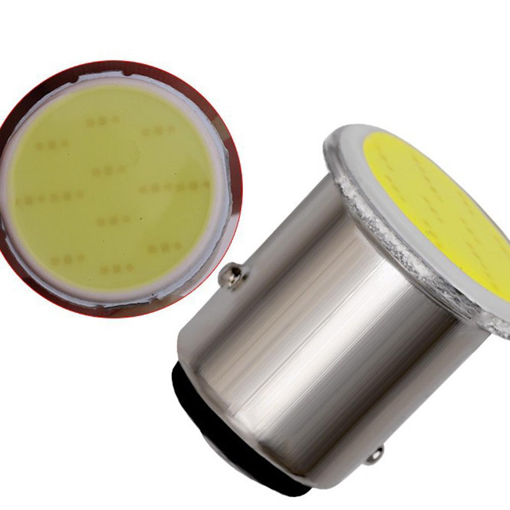 10Pcs LED COB Turn Signal Bulb 12V 1156 BA15S 1157 BAY15D CanBus Signal Lamp LED COB 12 SMD LED Bulbs Car Brake Turn Light 6000K