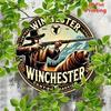 Metal Tin Sign Vintage Wall Art Engraved Aluminum Decor Easy Hang Halloween Bar Living Room