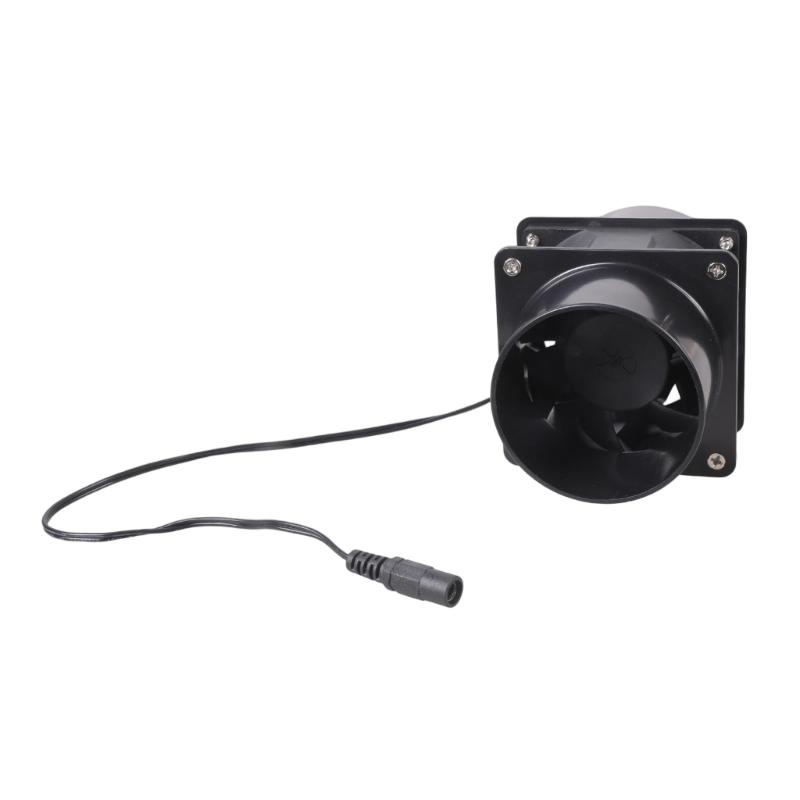 8cm 12V 6300RPM Exhaust Fan Quiet Duct Extractor Fan Ventilation Exhaust Air Blower Ventilator Fan For Bedroom Bathroom