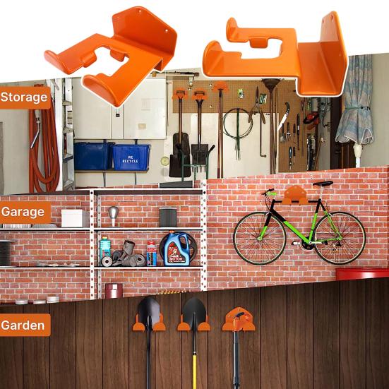 

Yousheng 2 шт. настенные стойки для триммеров, держатели для триммеров, прочные, несущие нагрузку, устойчивые к ржавчине, легко устанавливаемые, прочные крючки для лестницы