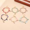 Bohemian Style Multi Layer Natural Stone Beaded Titanium Steel Bracelet For Women