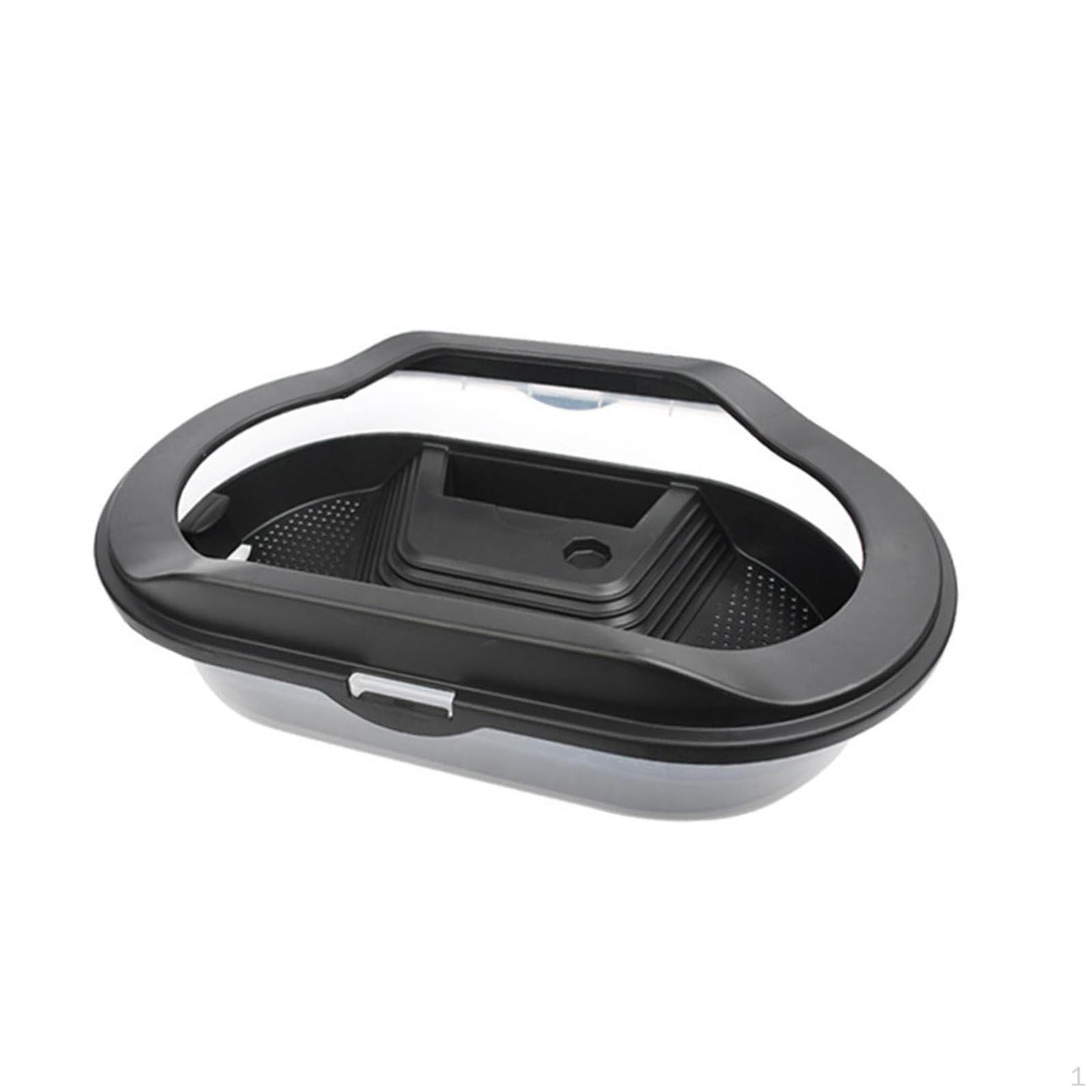 Portable Turtle Tank with Sun Terrace - Ideal for Reptiles and Amphibians чёрный