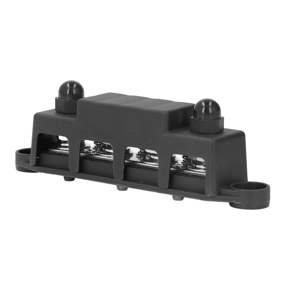 48VDC 250A 4 Position Bus Bar M10 3/8 Power Distribution Block  Marine