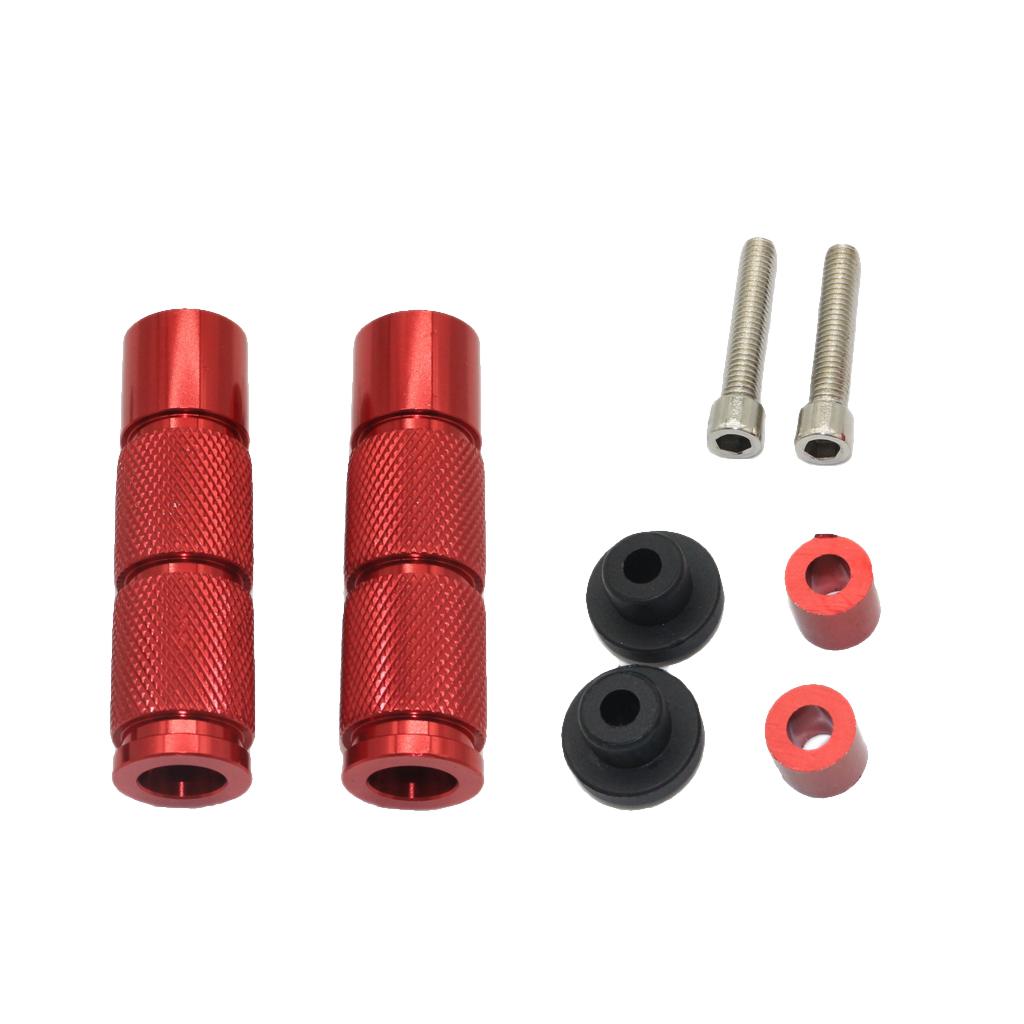 10mm Dia. Foot Pegs Footrests For Rearsets Motorcycle Dirt Bike