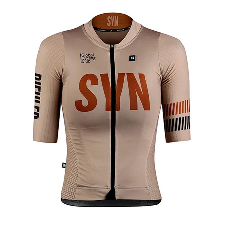 2026 Sommer Atmungsaktives Radsportanzug-Set Sommer Synful Pro Team Radsport-Set Damen Kurzarmtrikot und Trägerhose Pro Race Fahrrad