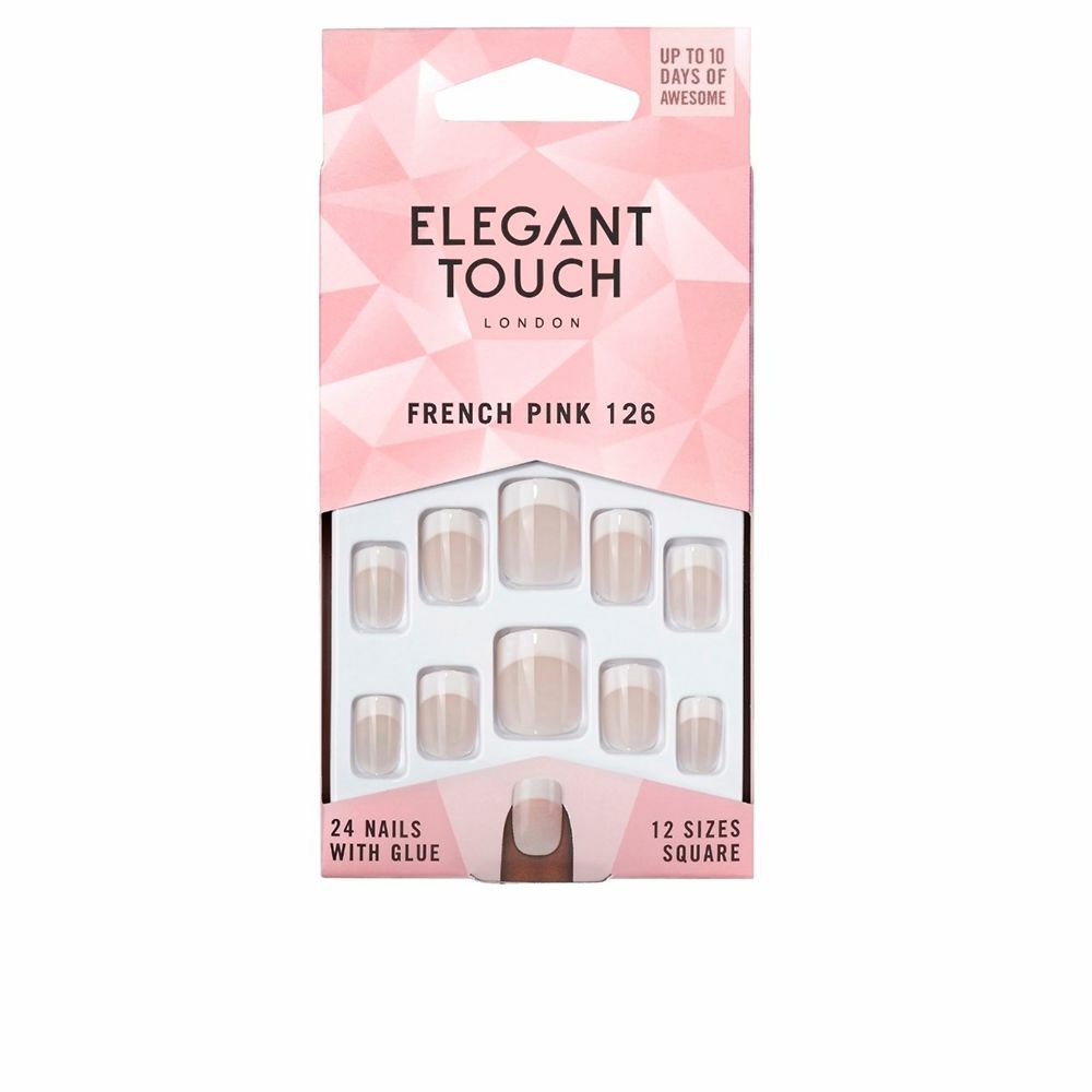 

Накладные ногти Elegant Touch French S (24 единицы)