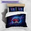 France Football Printed Bedding 3 Piece Set Cozy Breathable Bed Cover Set as Housewarming Holiday Gift