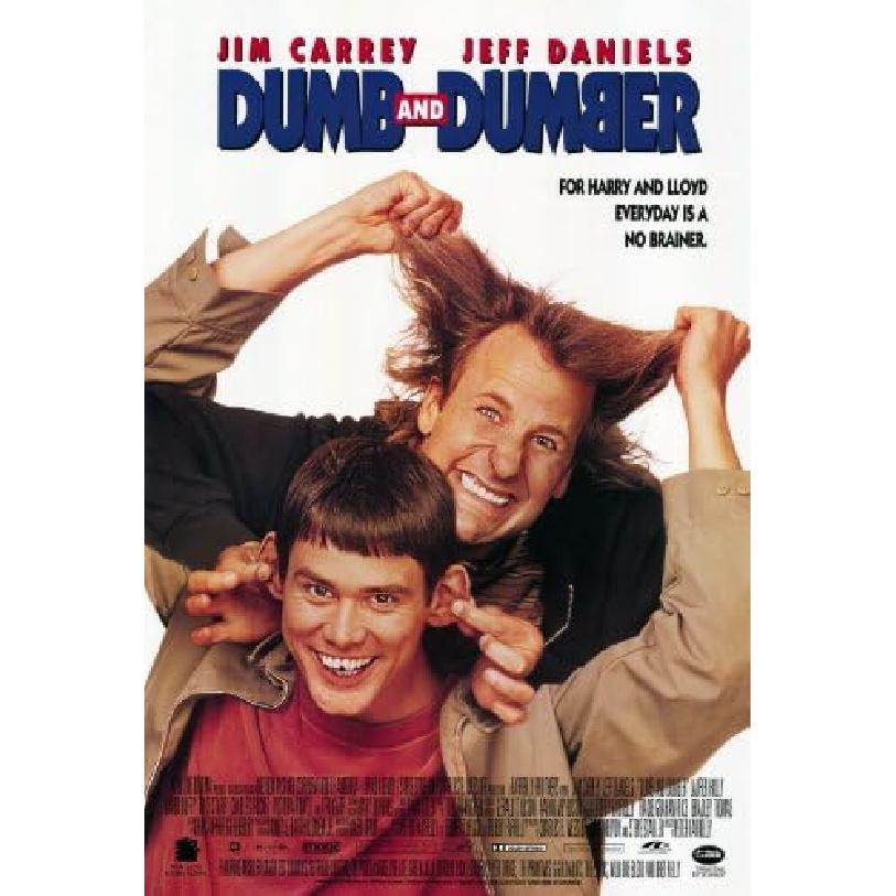 Generic Dumb and Dumber Poster 27x40 Jim Carrey Jeff Daniels Lauren Holly