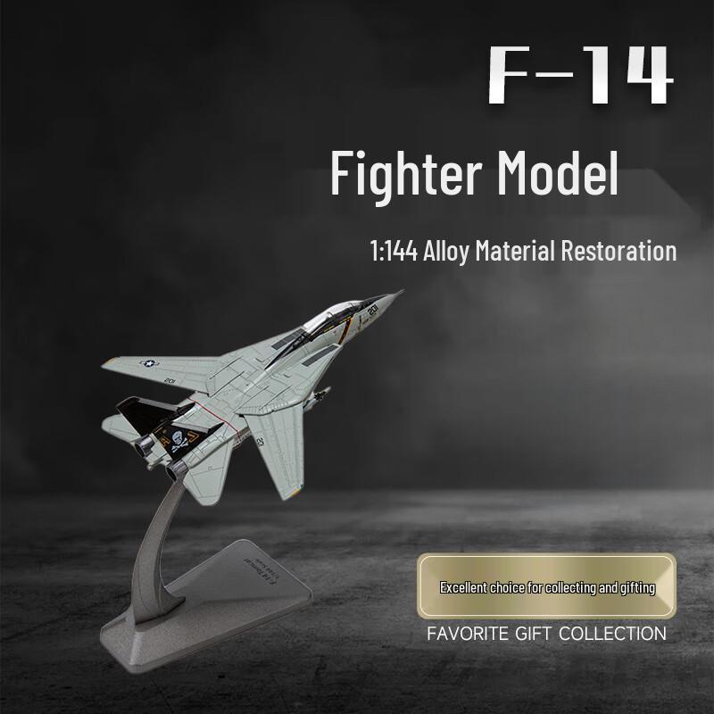 F-14 Tomcat 1:144 Scale Alloy Fighter Jet Model