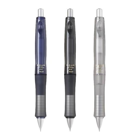 PILOT Dr.Grip CL Play Balance Mechanical Pencil, 0.3mm, Clear Navy (HDGCL70R3CNV) - Gentle on Neck, Shoulders, and Arms - Customize with