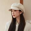 Retro Octagonal Beanie Hat With Cotton Material For Winter Warmth And Windproof Protection