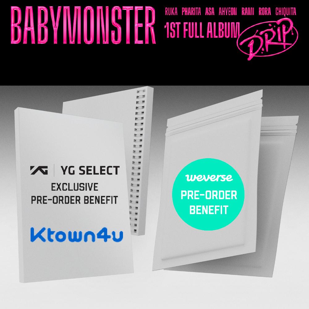 

Предварительный заказ BABYMONSTER 1-й полный альбом DRIP ZIP LOCK или BINDER ver. И МАГАЗИН ПОБ