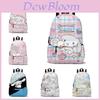 Sac à dos en toile Cinnamoroll 3D Pour Étudiants Grande Capacité, Respirant, Style Unisexe