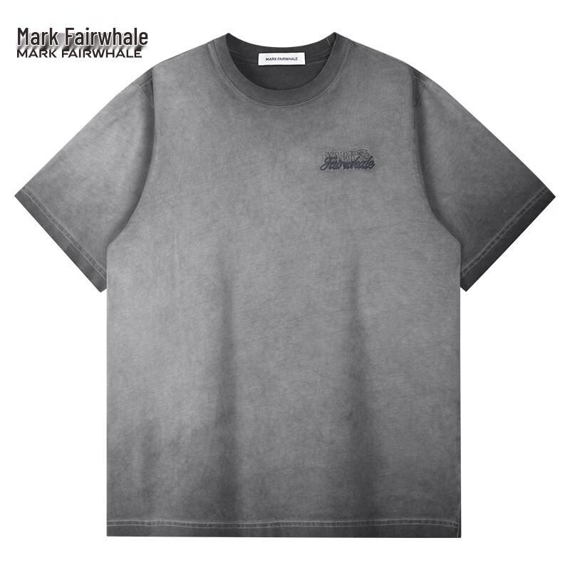 Mark Fairwhale Men s Gradient Washed Embroidered Cotton T-shirt XL