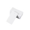 Rectangular White PVC Blank Tags (200 Sheets)