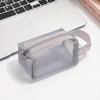 Mesh Transparent Portable Storage Bags Zippered Pouches for Earphones, Keys, Coins & Cosmetics, Lightweight & Machine Washable