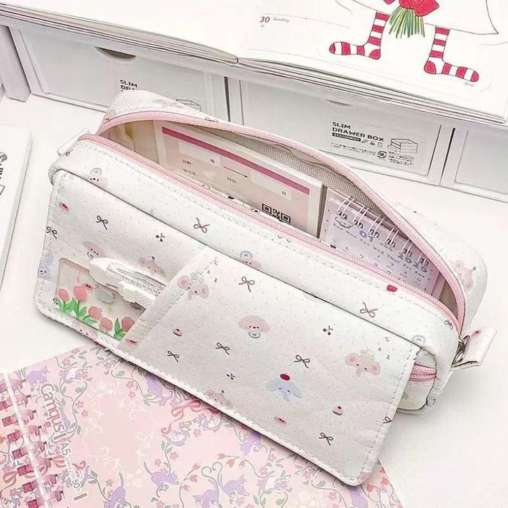 Puppy/Elephant Pen Bag Large Capacity Stationery Bag Cartoon Pencil Case  Gift