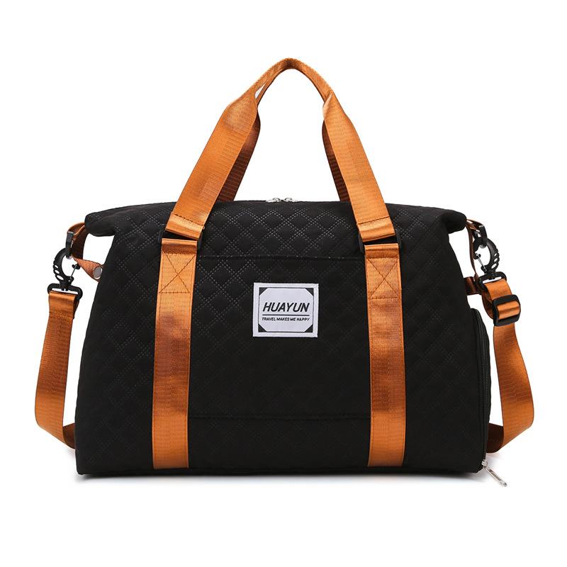 Casual travel bag Short-haul rhombus messenger handbag Large-capacity fitness bag Waiting for delivery Boarding storage Luggage bag
