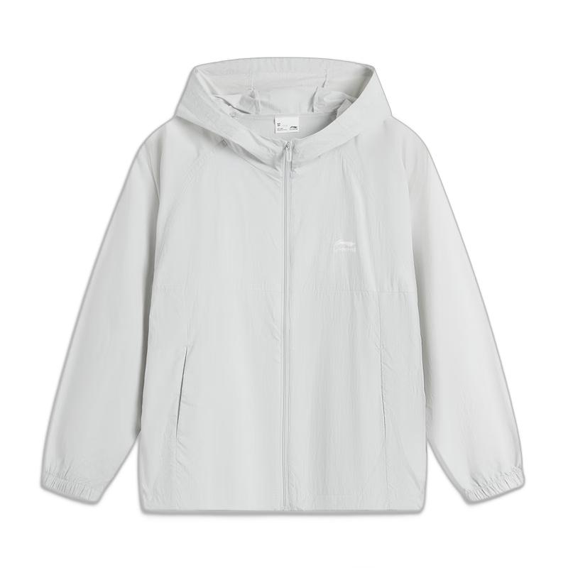 

Li-Ning Unisex Youth Lightweight Breathable Windbreaker Jacket YFDV121 XS (140)