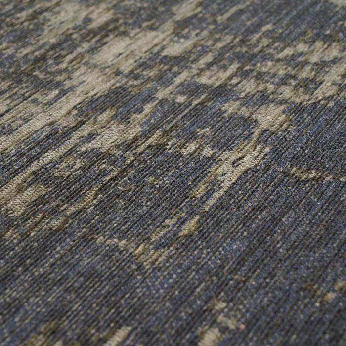 Tapis salon abstrait moderne vert kaki 160x230