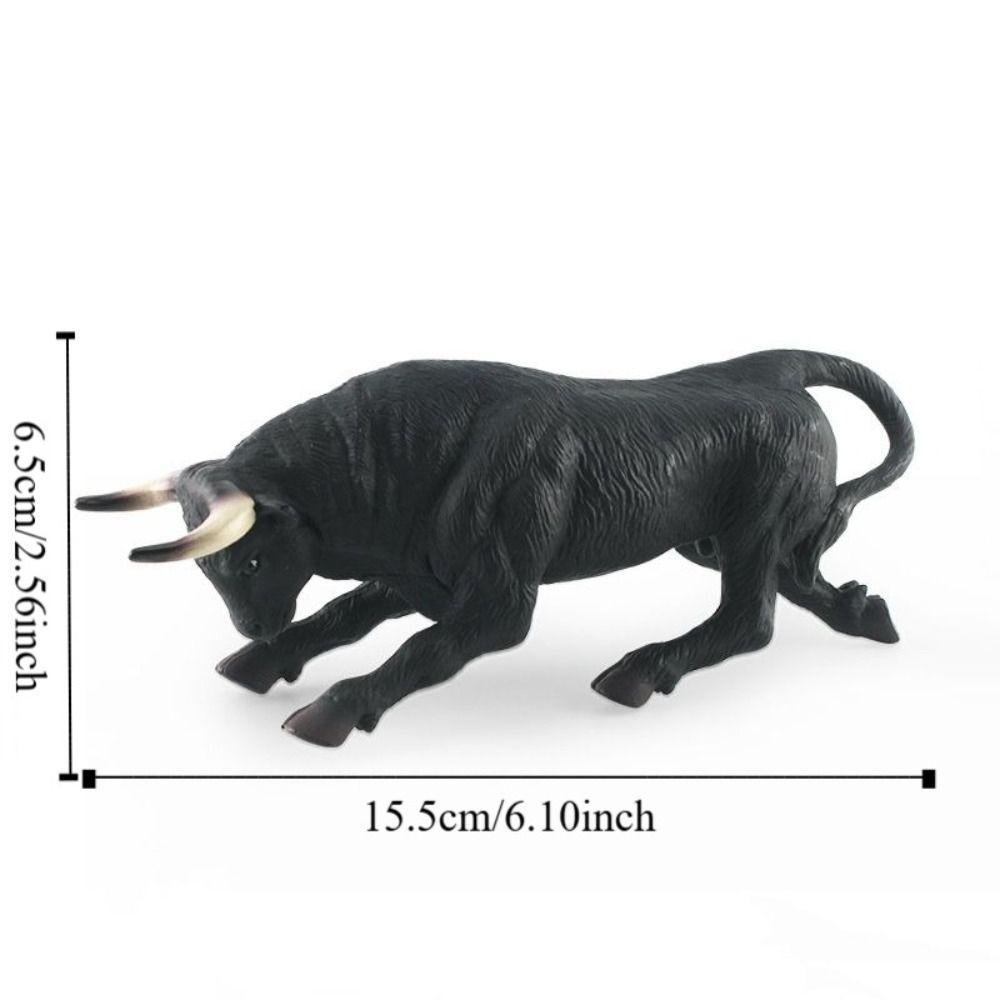 Farm Animals Poultry Cattle Model Simulation Calf Bull OX Figures  For Children