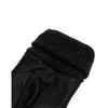 Daks Black Leather Suede Touch Gloves For Smartphone Dcgv0f171