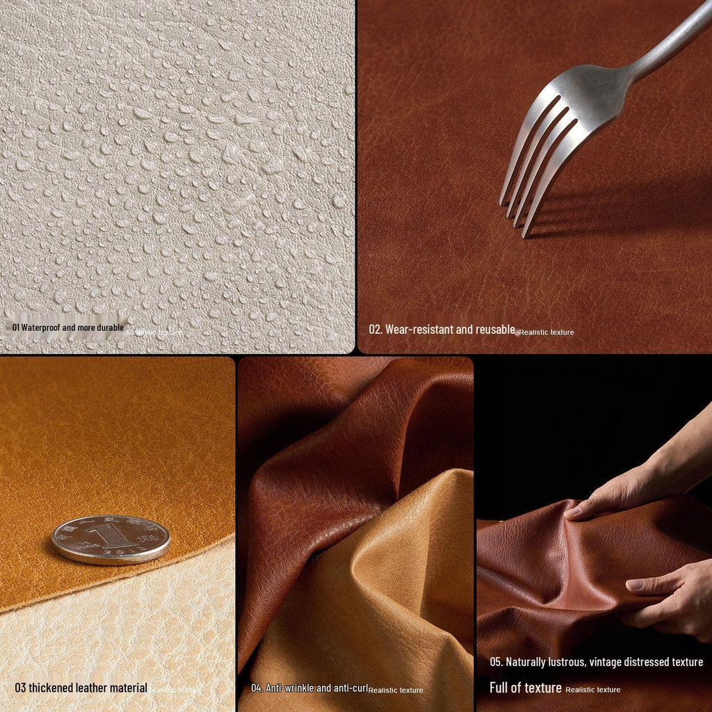 Waterproof Thickened Matte Leather Photography Background for Live Streaming & Still Life