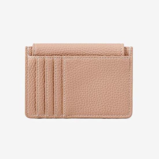 Oh.makasenet Slim Mini Wallet with Card and Coin Case, Thin Design, PU Leather (Gray 05)