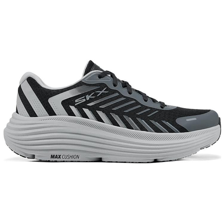 Skechers Go Comfortable Slip-Resistant Durable Low-Top Casual City Commuting Running Shoes Men Sneaker Black Gray 220614-BKGY