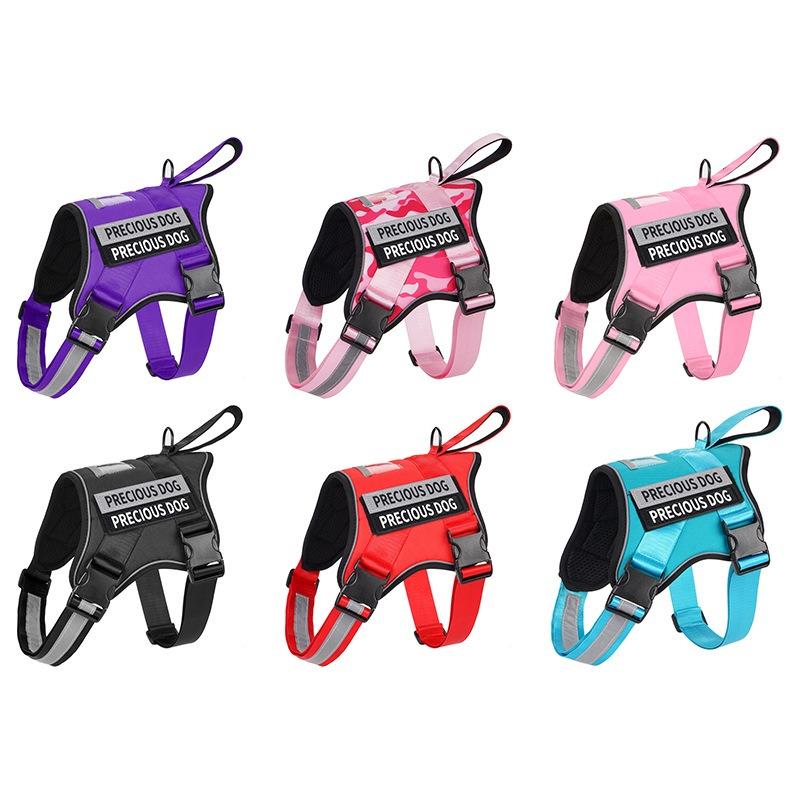Dog Chest and Back Straps, Explosion-proof Reflective Strips, Dog Leashes, Anti-wandering Large Dog Leashes, Dog Walking Leashes