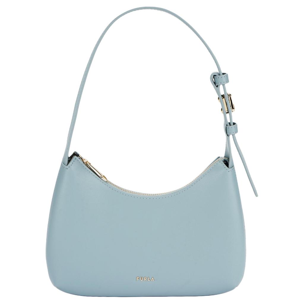 New Furla Cow Leather Shoulder Bag Small Women's Black/Gray/White/Red WB01300-BX3104