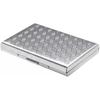 Stealodeal Silver Metal Water-Resistant Stainless Steel Debit/Credit Business ATM 6 (Unisex) Card Holder (Set of 1, Silv