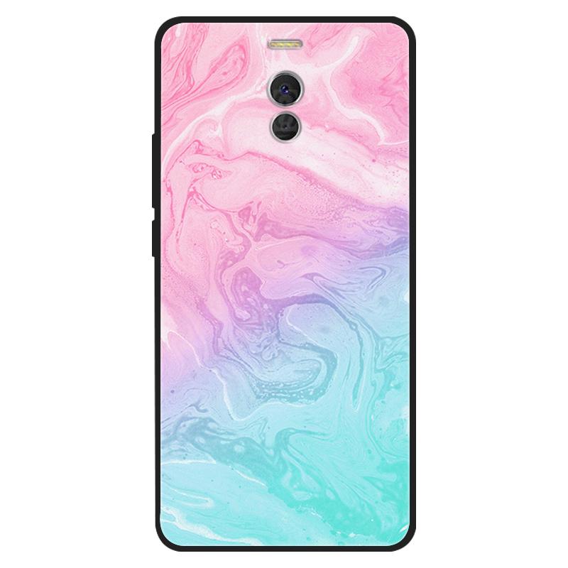 For Meizu M6 Note Case Silicone Cat Painted Soft Black Cover for Meizu M6Note M3 Note 8 Cover TPU Coque Protective Capa